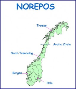The NOREPOS map of Norway