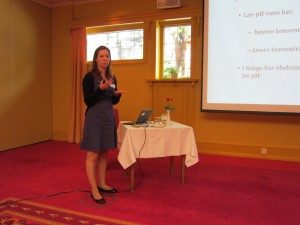 Presentation by Cecilie Dahl