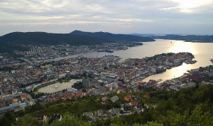 Bergen, view from Fløyen