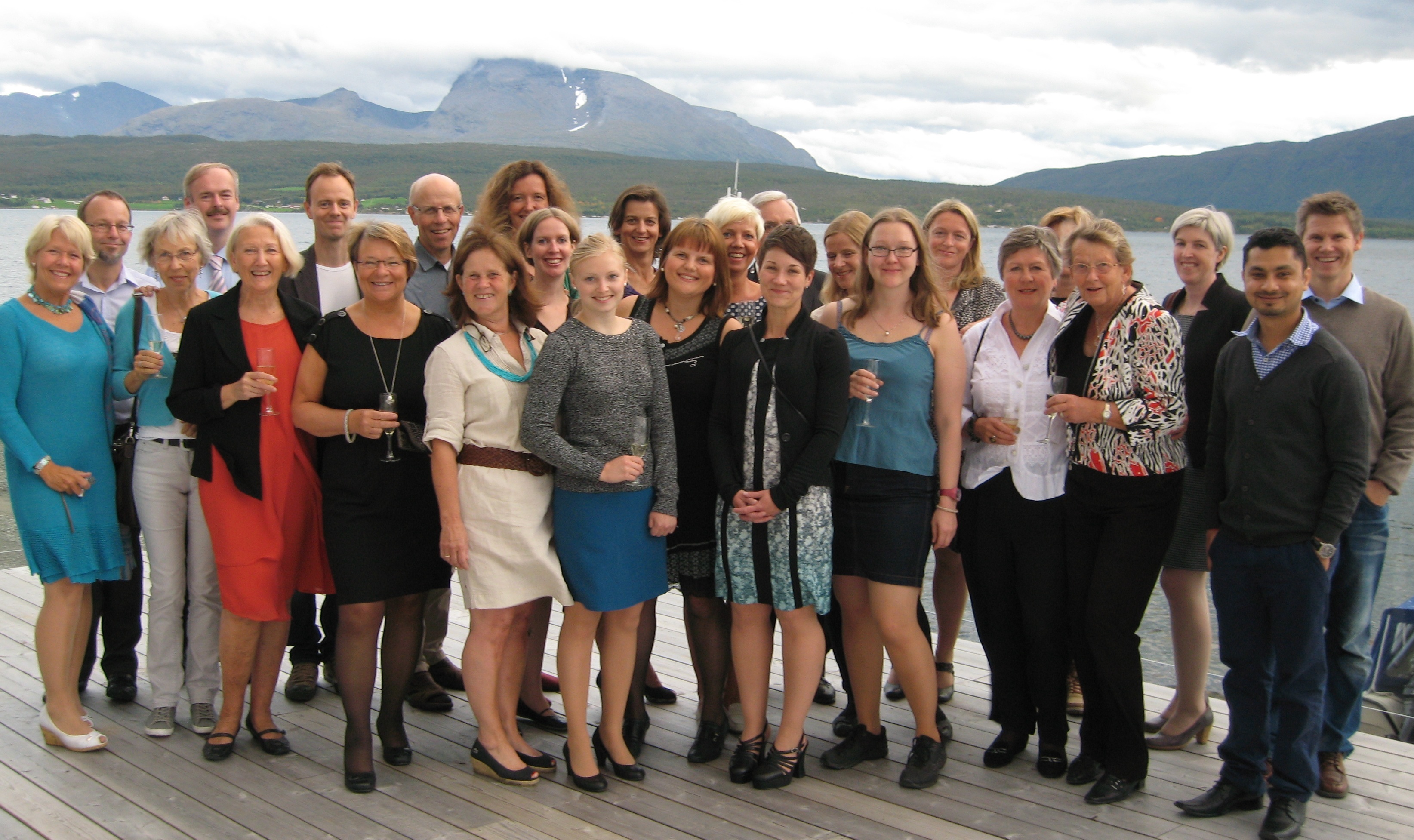 Workshop participants in Malangen Brygger